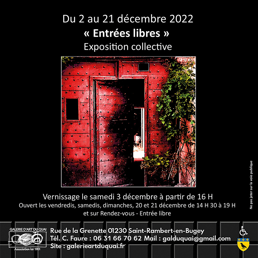 Expo Collective Galerie d'Art du Quai - Décembre 2022
